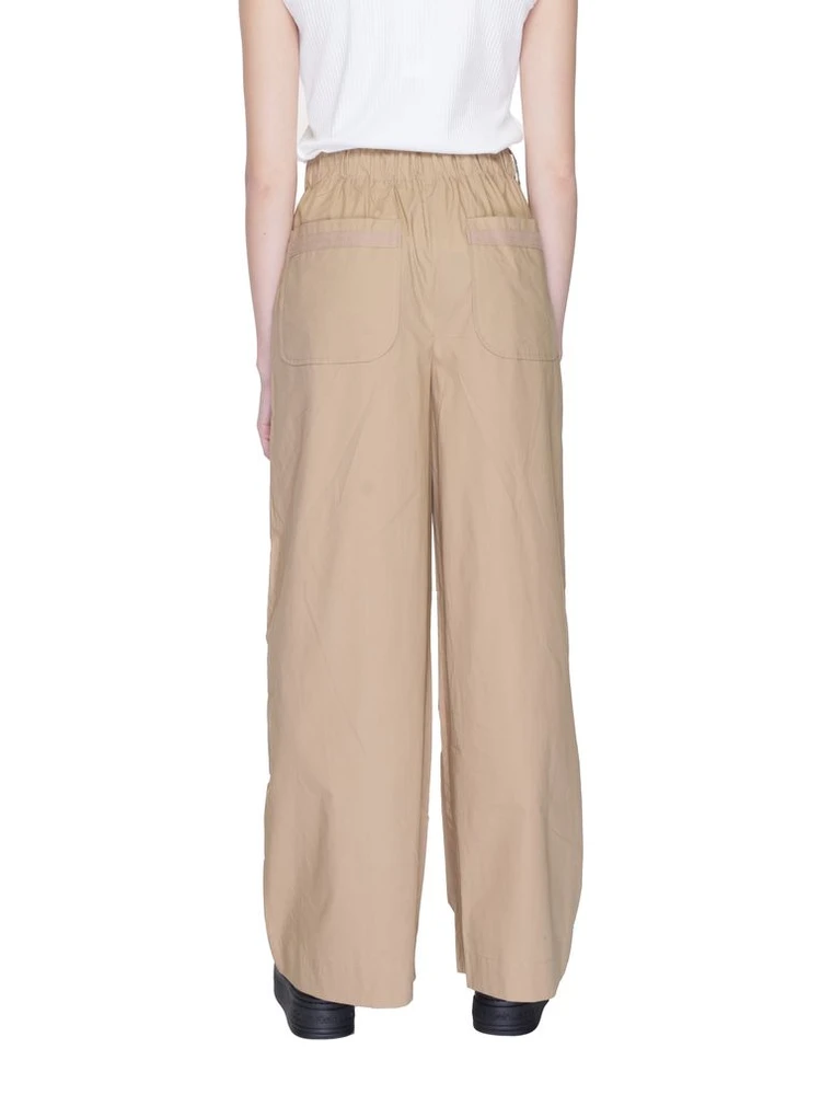 Beige Cotton Casual Pants alternative
