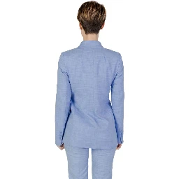 Blue Viscose Blazer