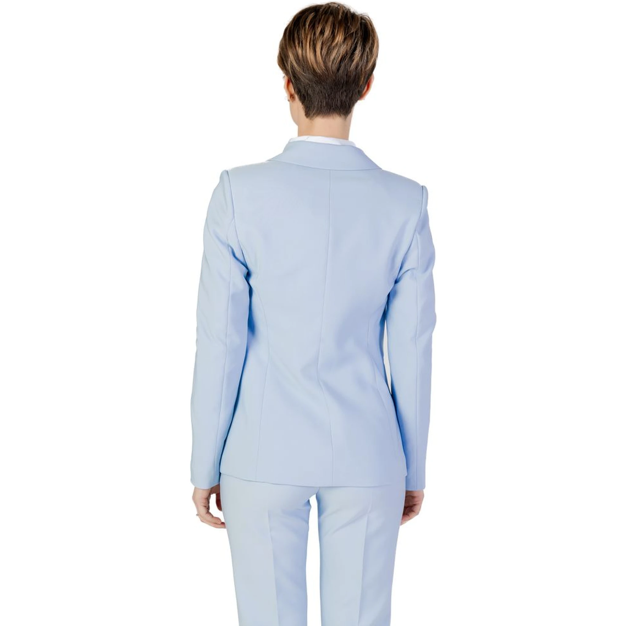Blue Polyester Blazer
