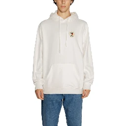 White Cotton Hoodie