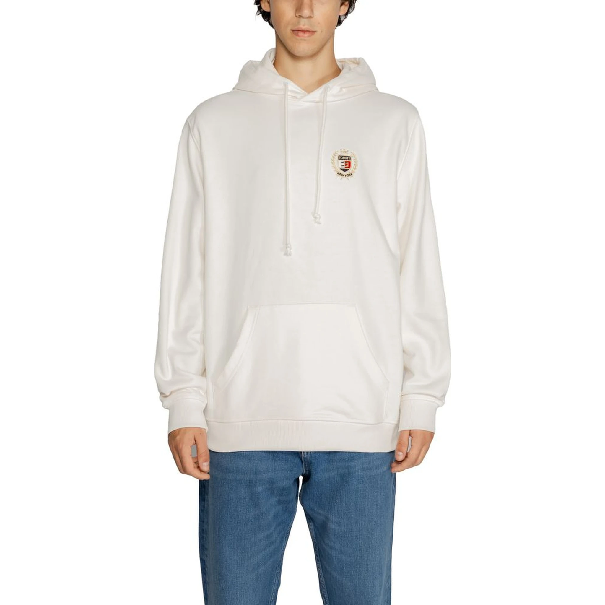 White Cotton Hoodie