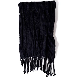 Black Polyester Scarf