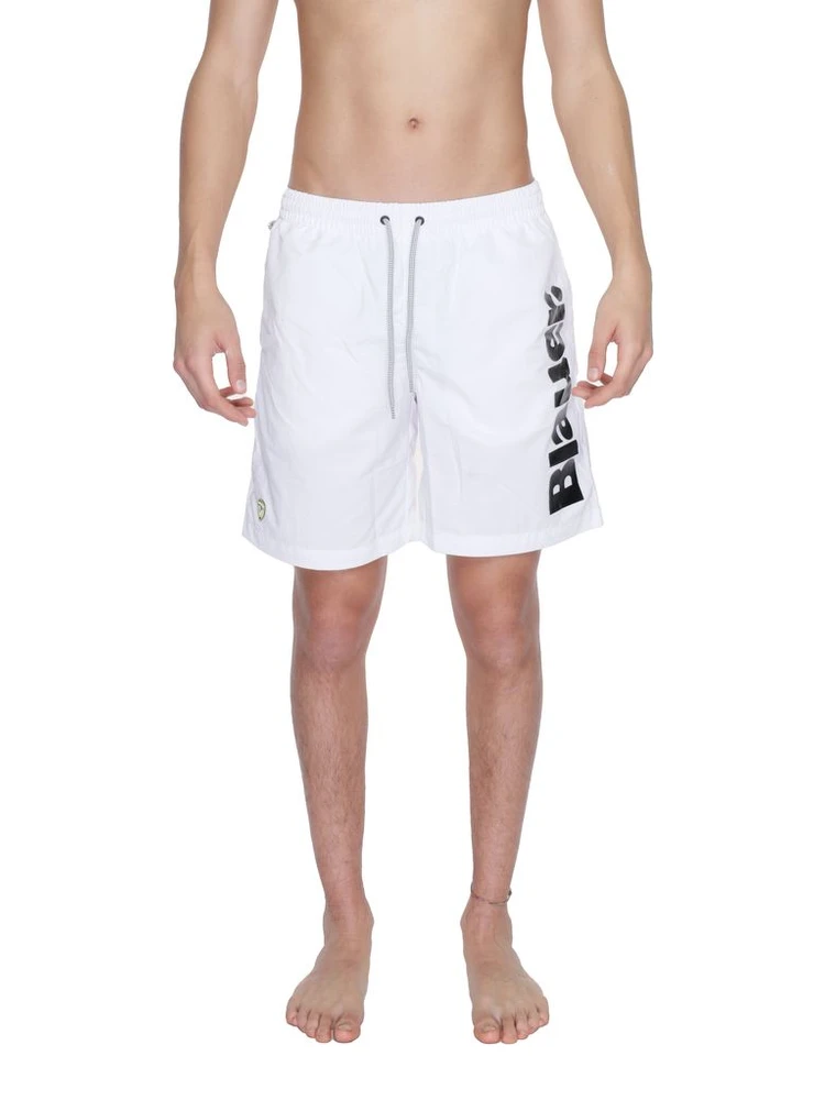 White Polyamide Swim Shorts