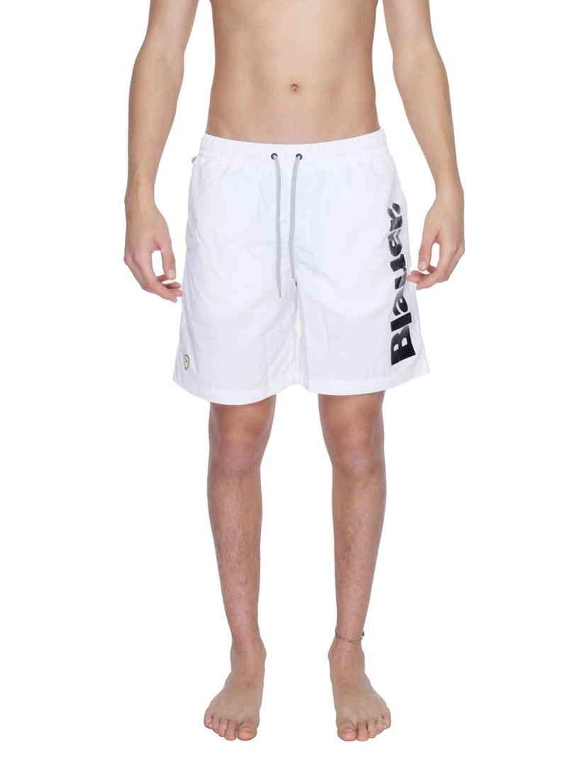 White Polyamide Swim Shorts