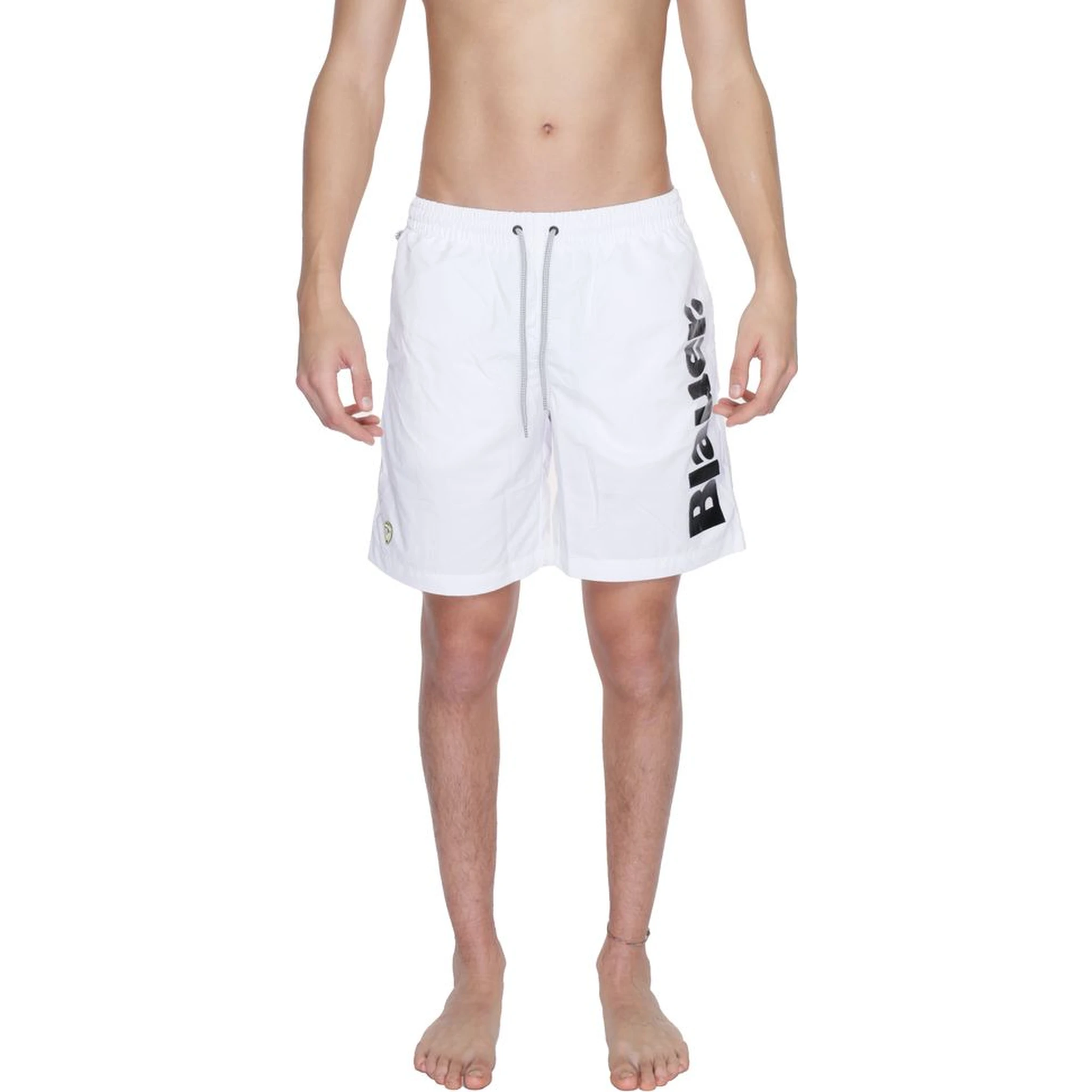 White Polyamide Swim Shorts