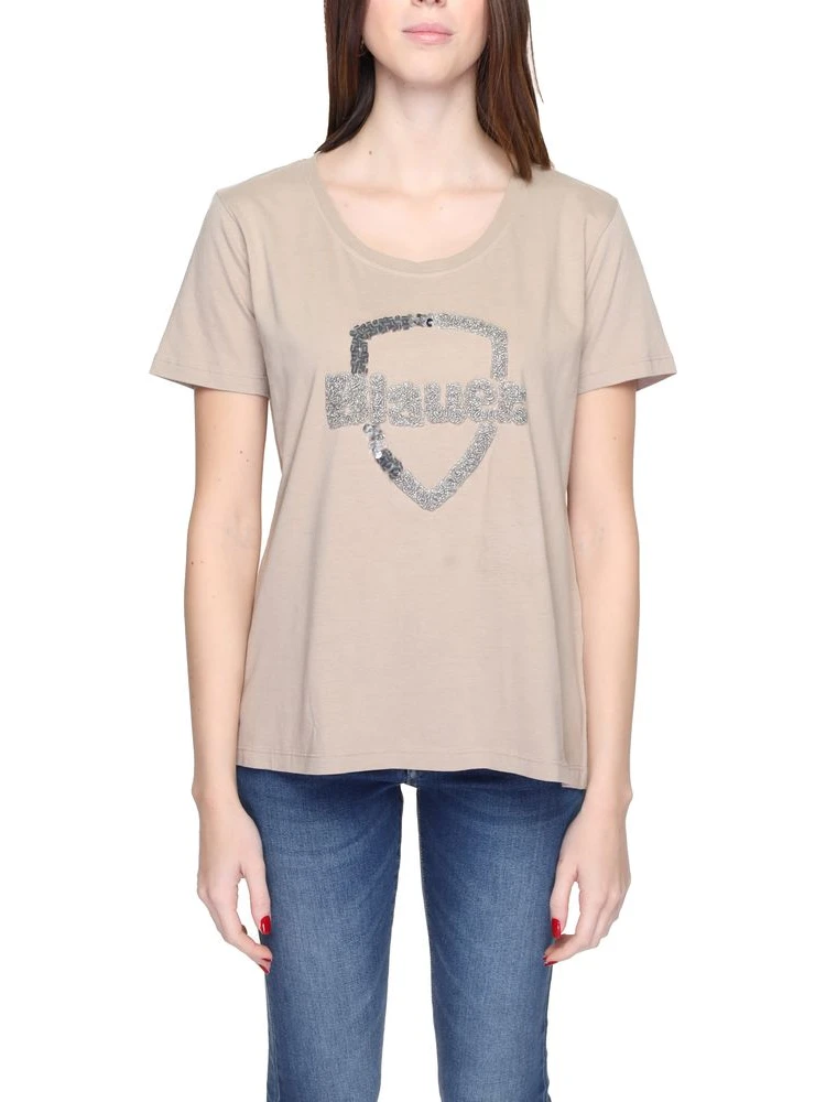 Beige Cotton T-Shirt