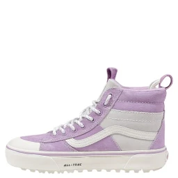 Purple Leather High Top Sneakers