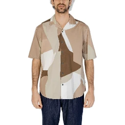 Brown Cotton Shortsleeve Shirt