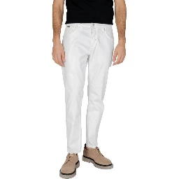 White Cotton Skinny Jeans