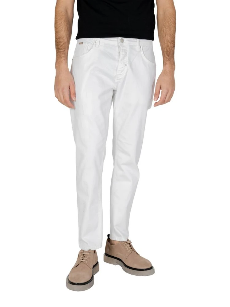 White Cotton Skinny Jeans