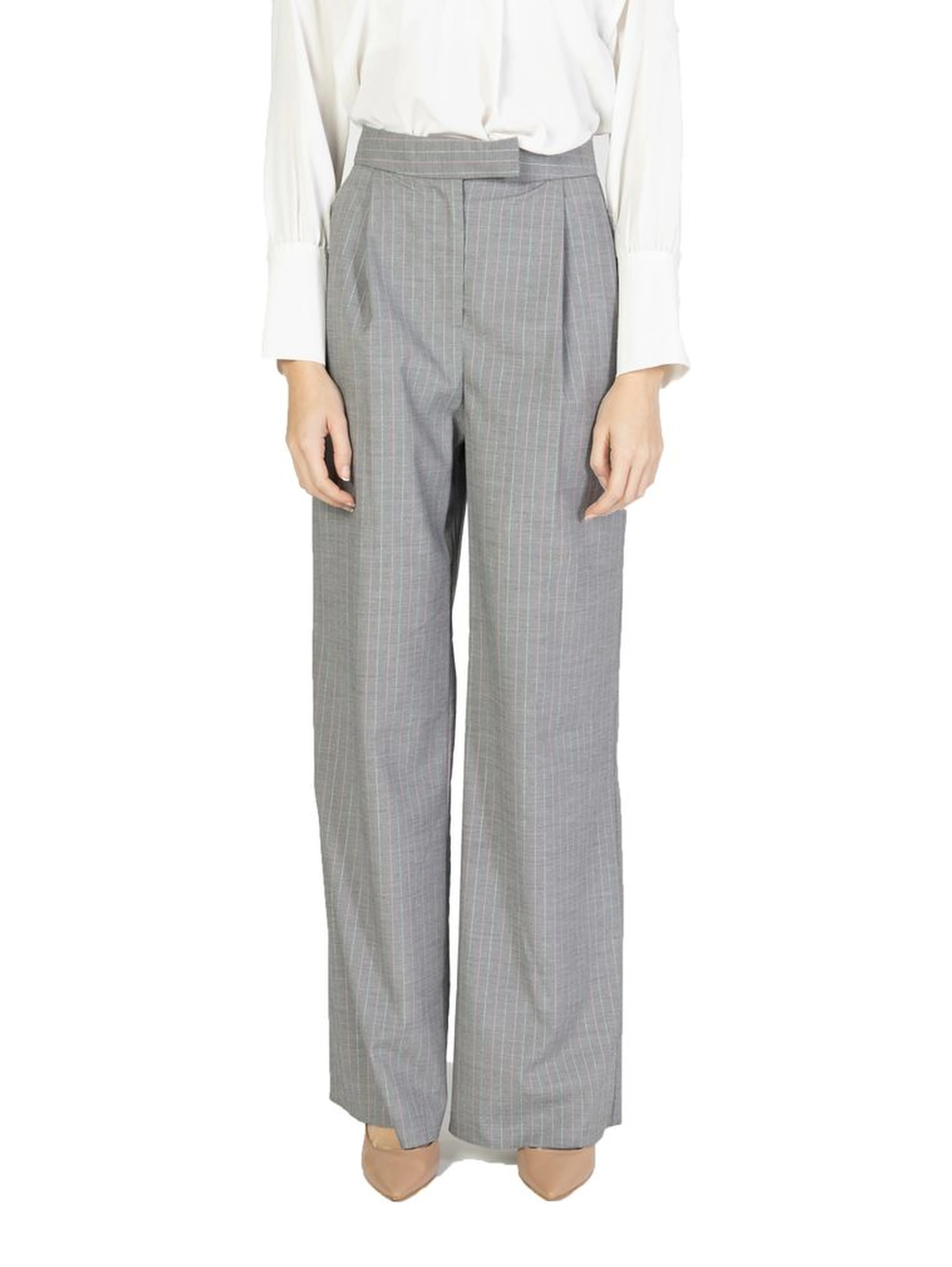 Multicolor Polyester Casual Pants