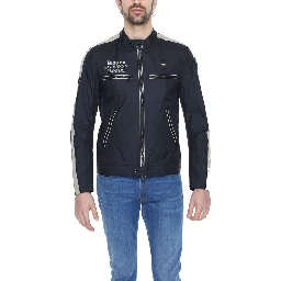 Black Polyamide Biker Jacket