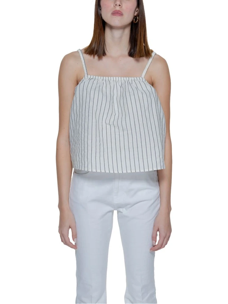 Beige Organic Cotton Tank Tops