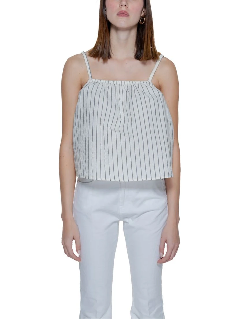 Beige Organic Cotton Tank Tops