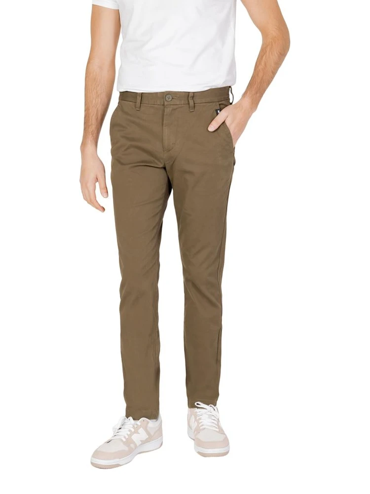Green Organic Cotton Chino Pants