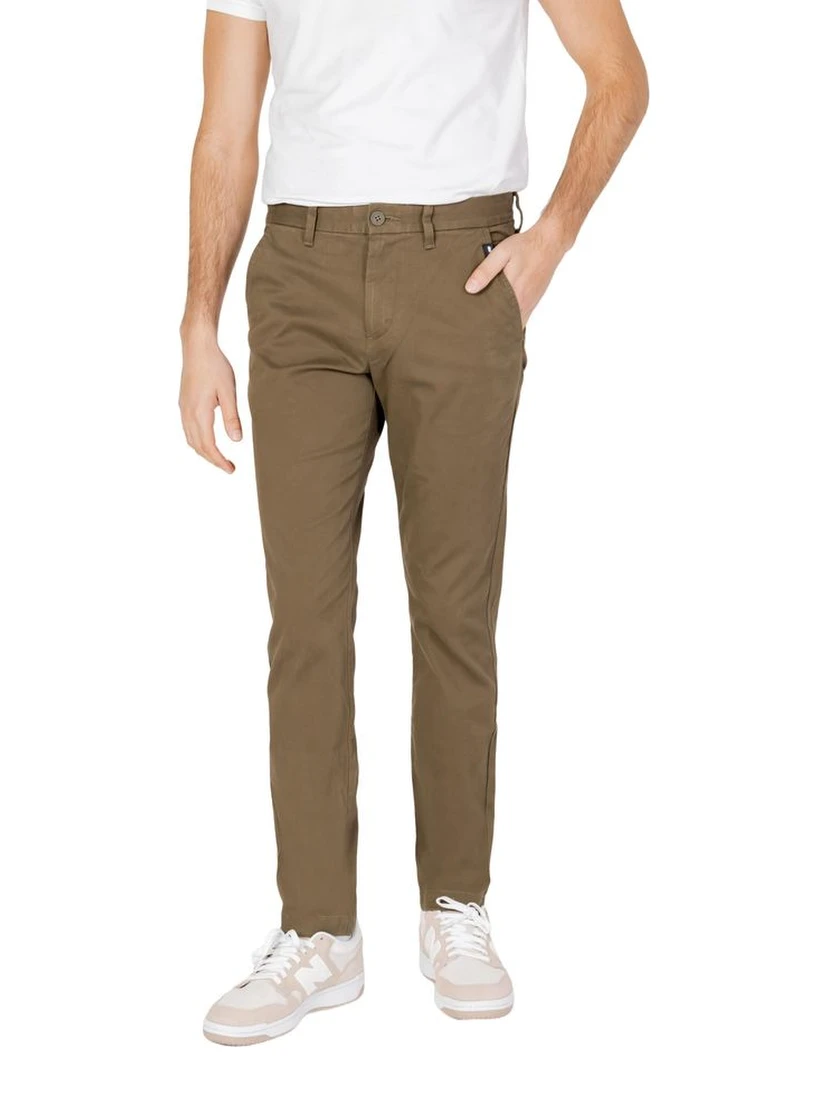 Green Organic Cotton Chino Pants