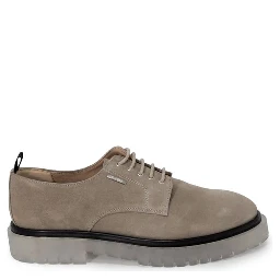 Beige Polyethylene Oxfords And Derbies