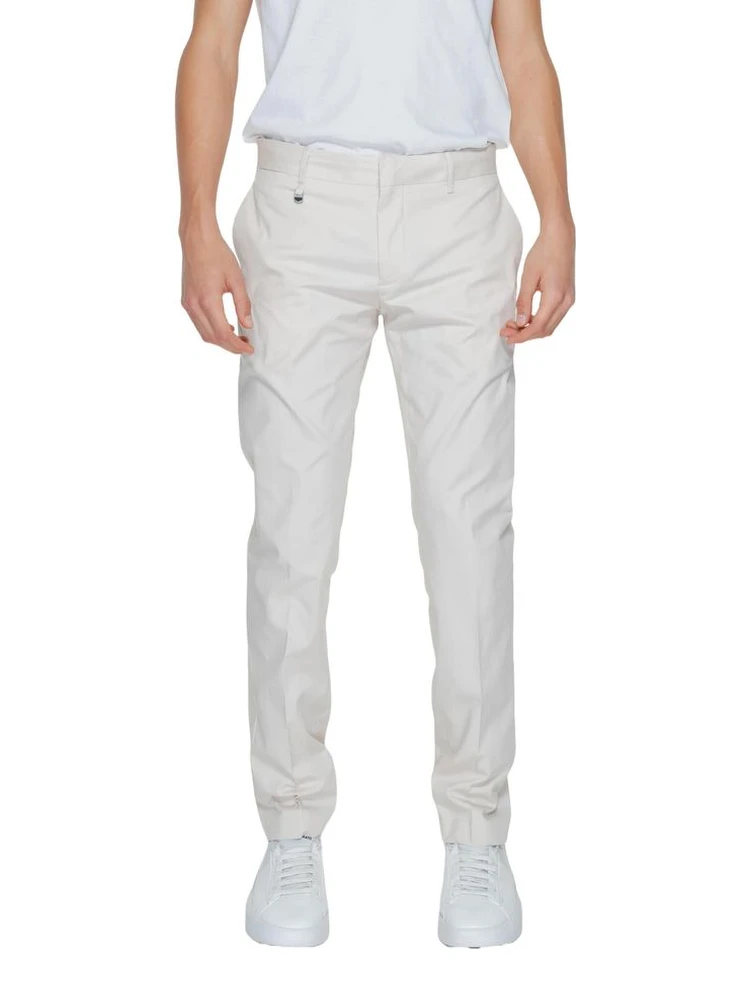 Beige Cotton Pant
