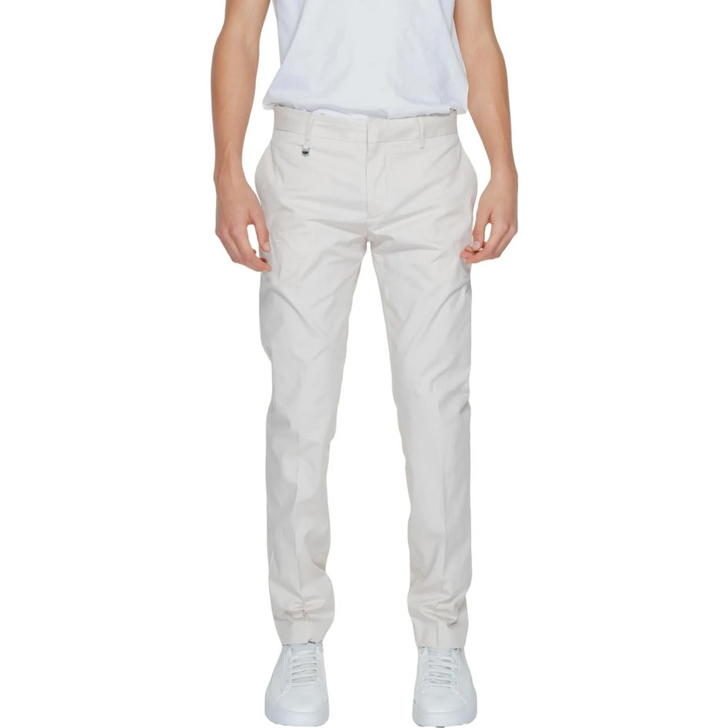 Beige Cotton Pant