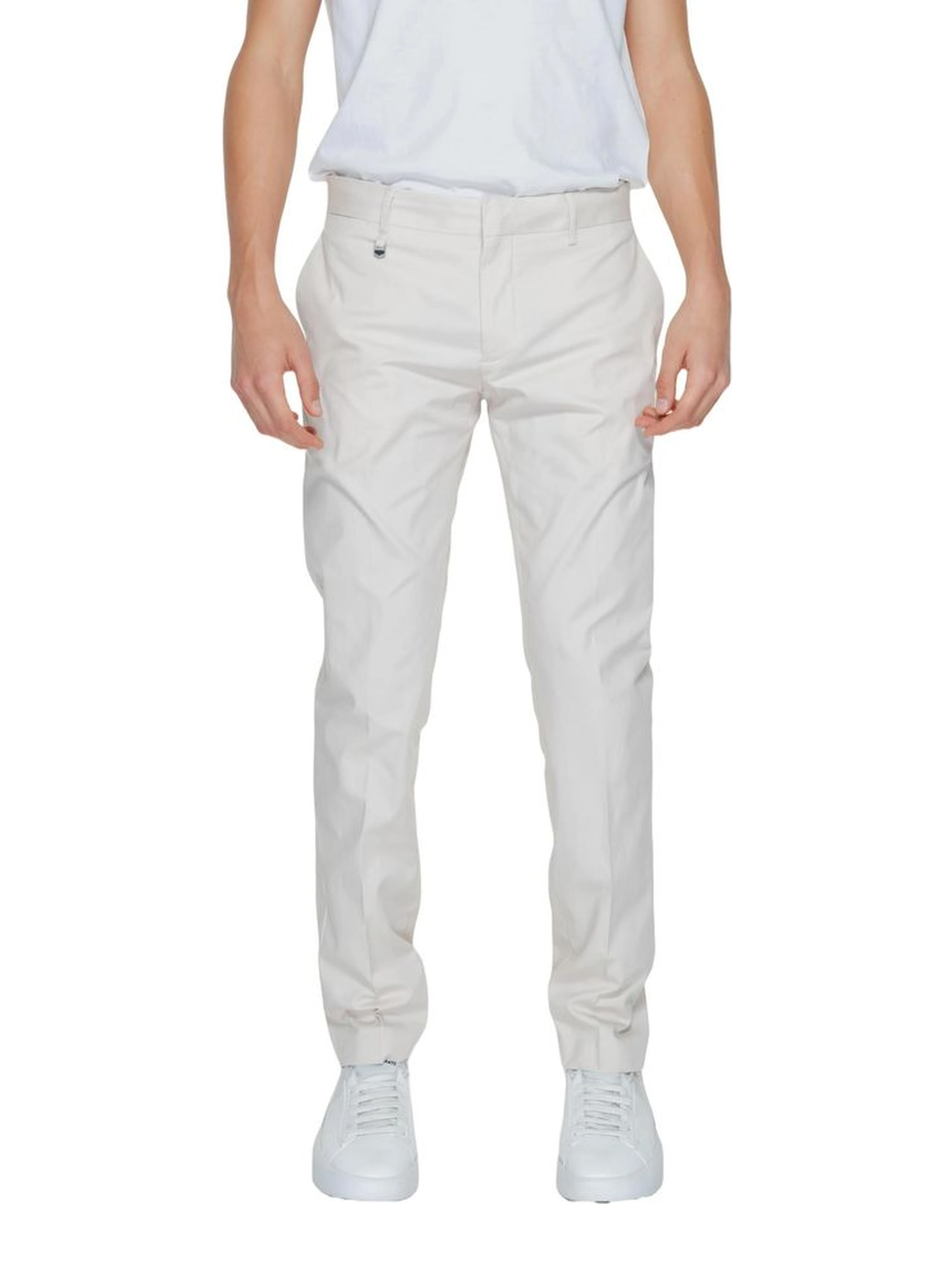 Beige Cotton Pant