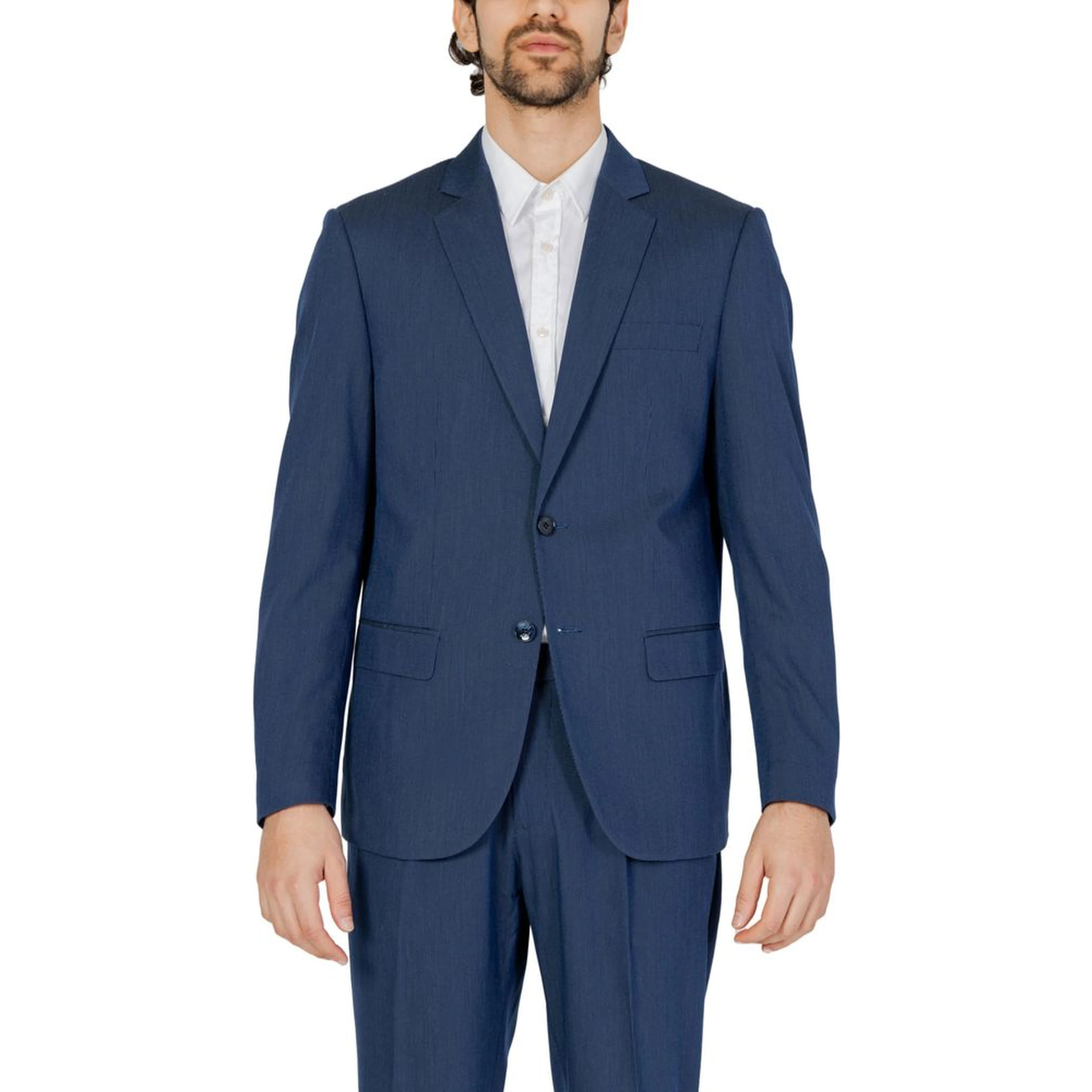 Blue Polyester Blazer