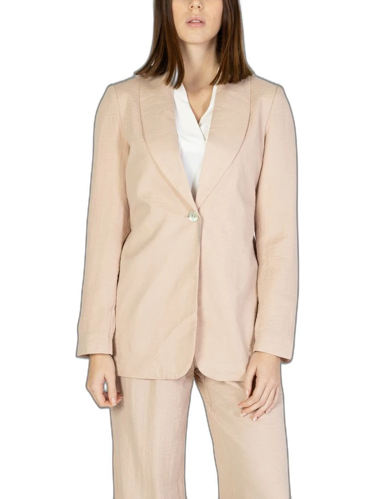 Pink Viscose Blazer