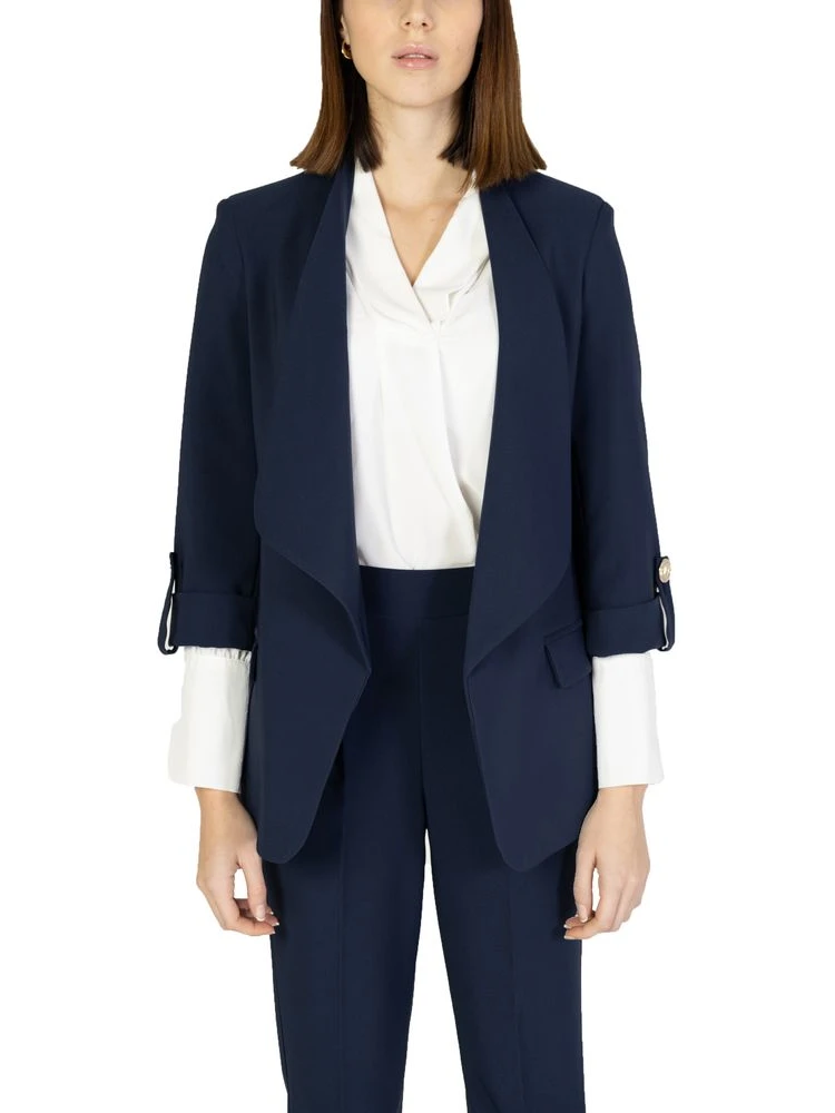Blue Polyester Blazer