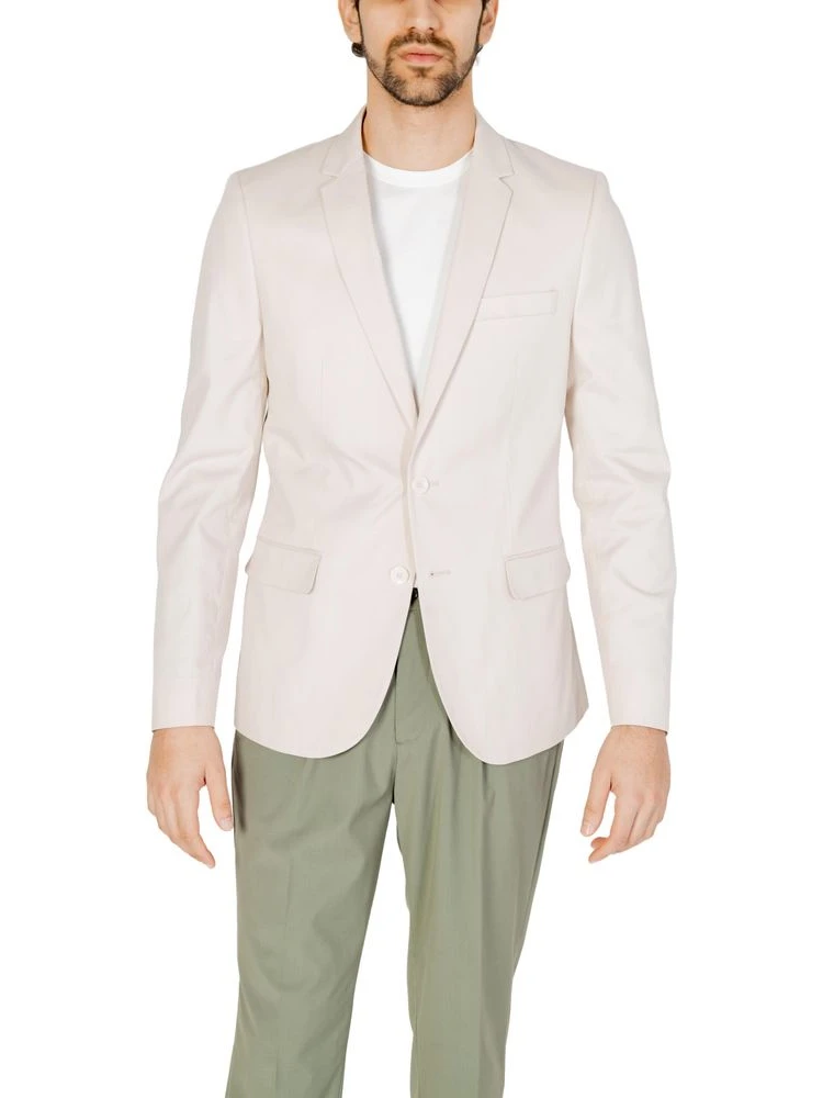 Cream Cotton Blazer