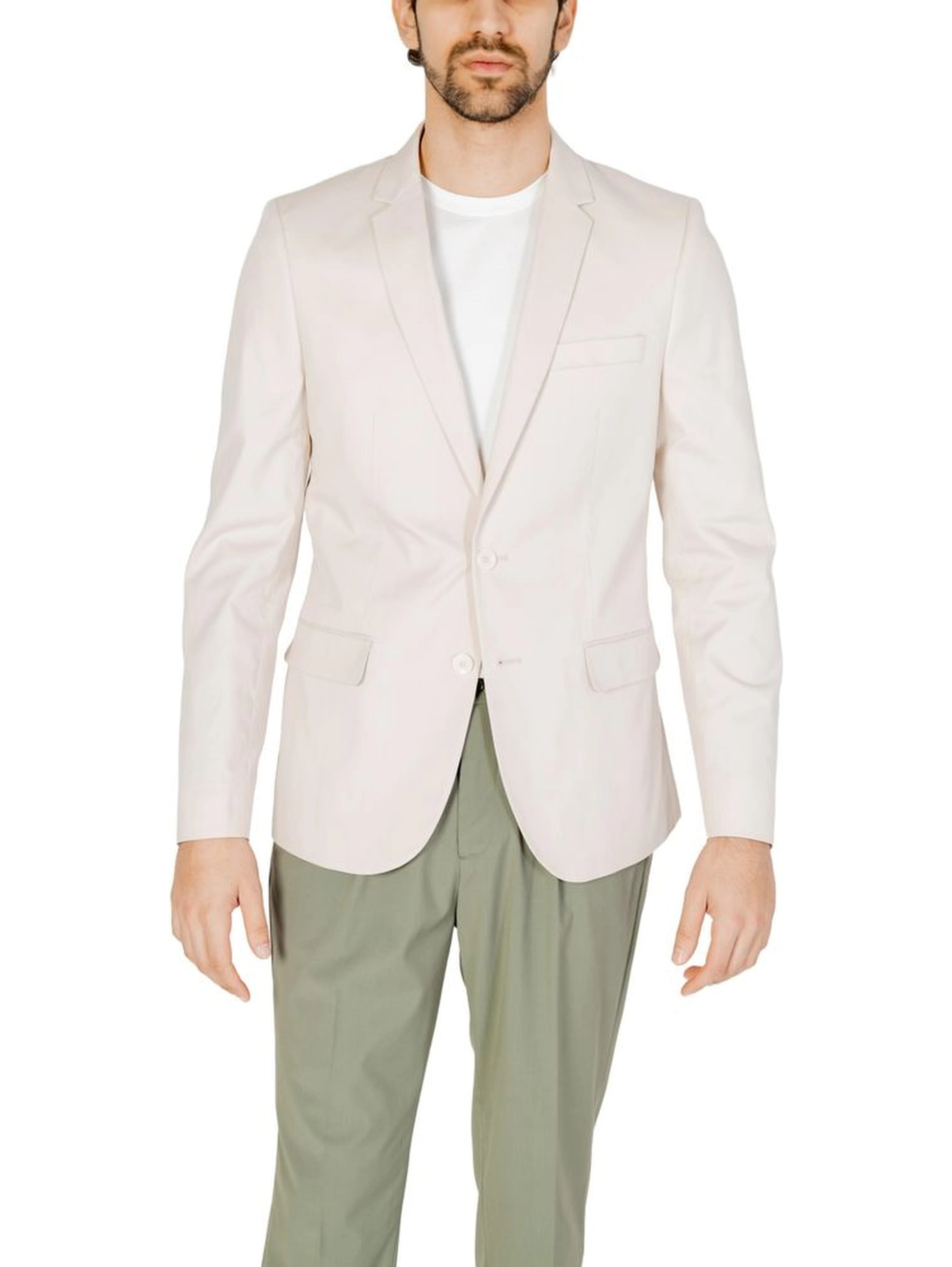 Cream Cotton Blazer