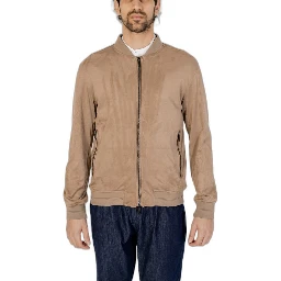 Brown Polyester Bomber