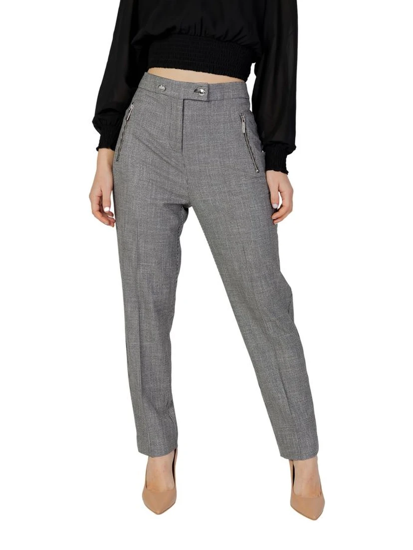 Black Polyester Pants