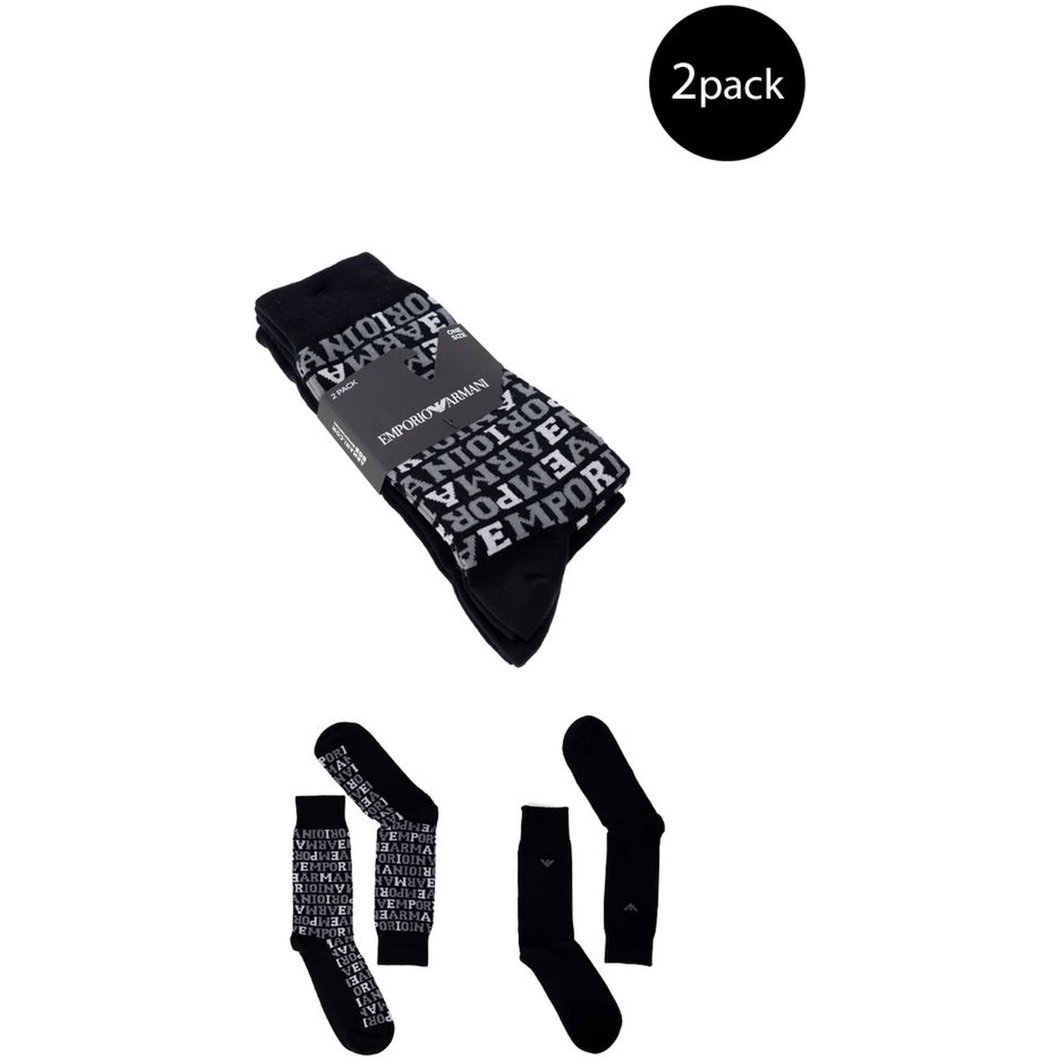 Black Cotton Socks