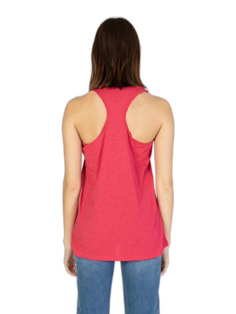 Pink Cotton Tank Tops