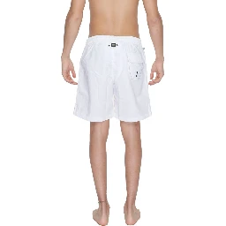 White Polyamide Swim Shorts