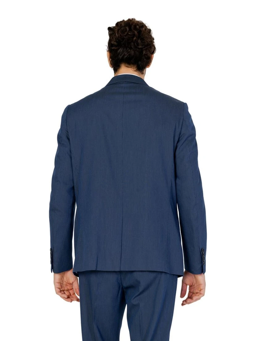 Blue Polyester Blazer