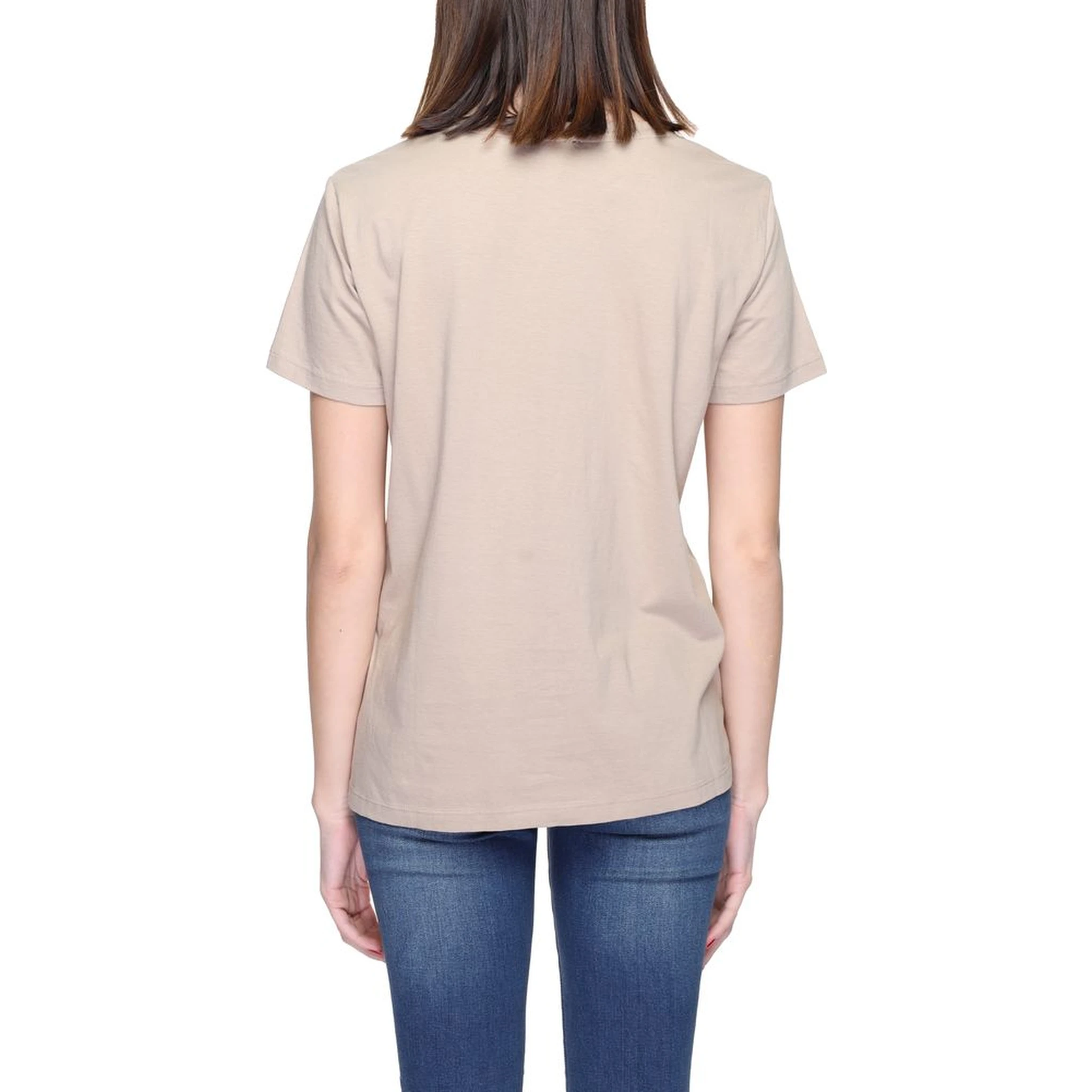 Beige Cotton T-Shirt