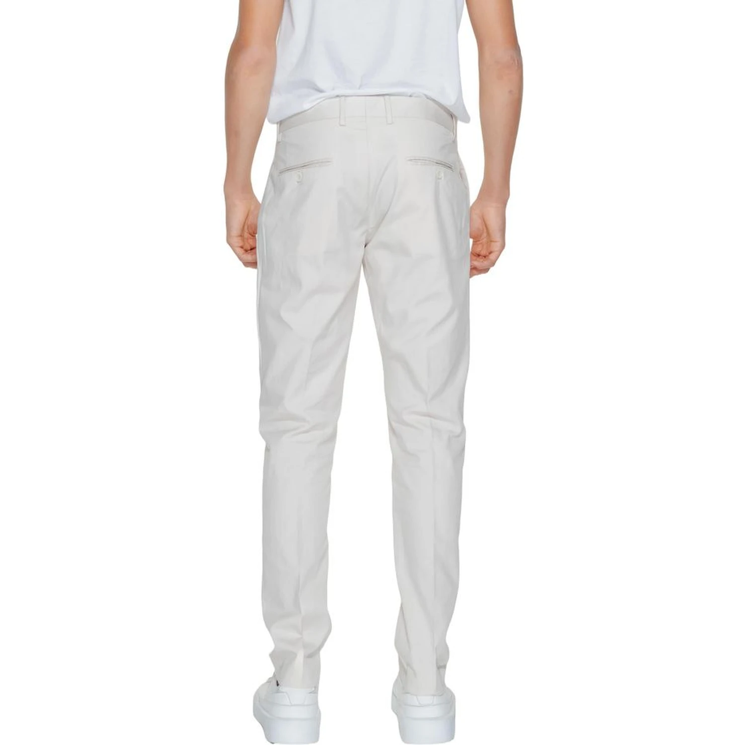 Beige Cotton Pant