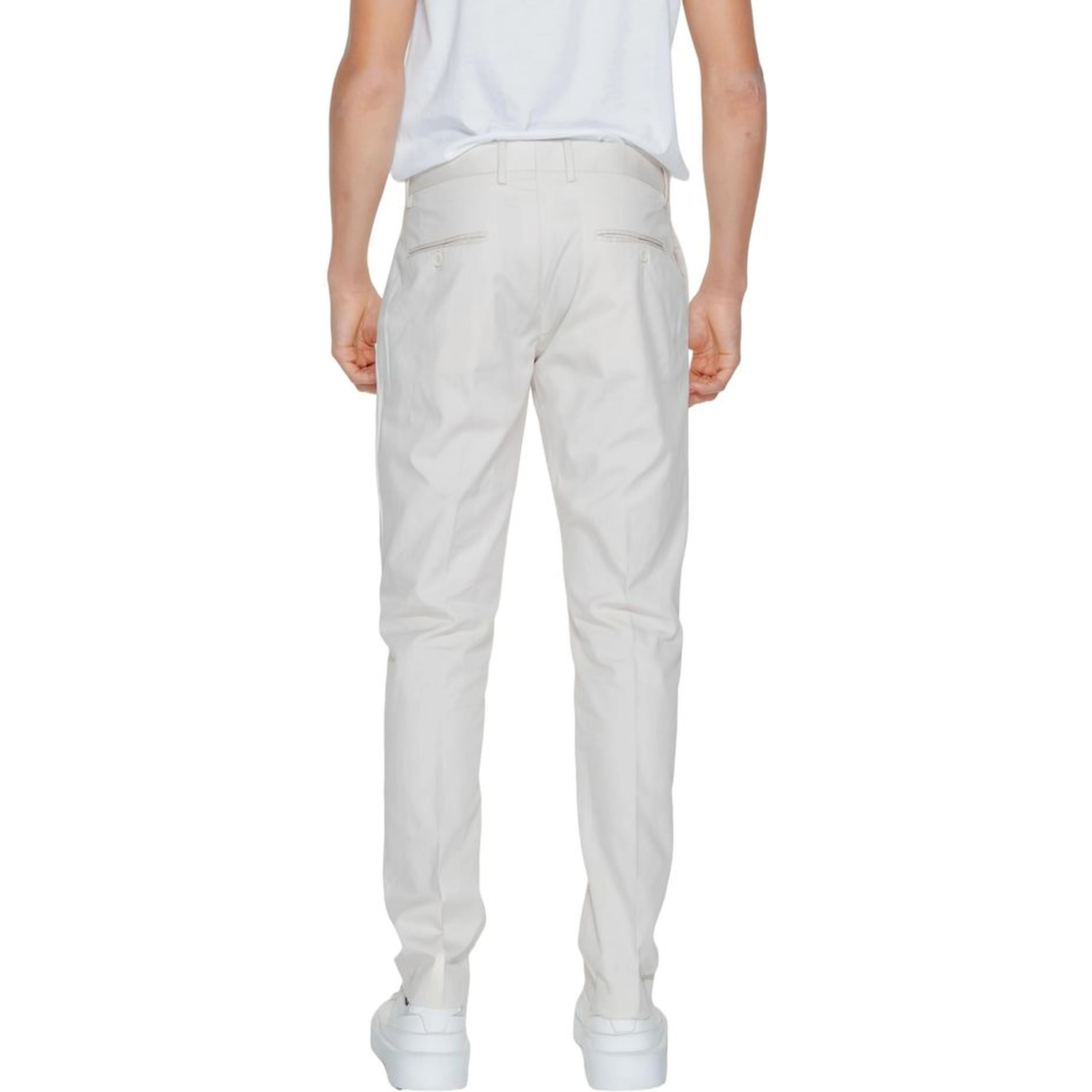 Beige Cotton Pant