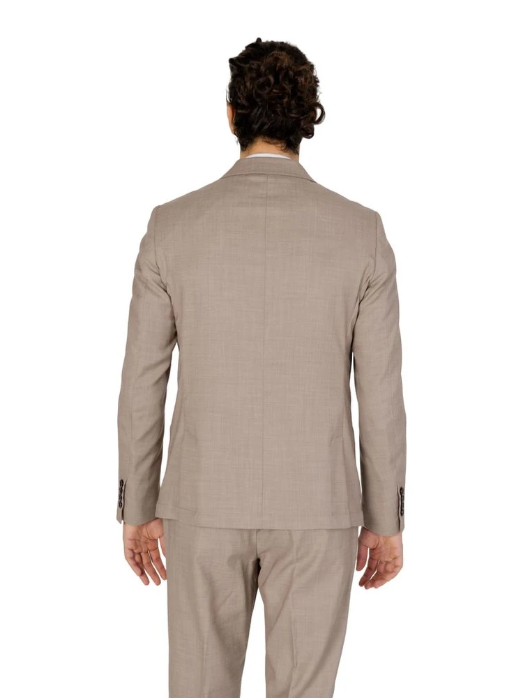 Beige Polyester Blazer alternative