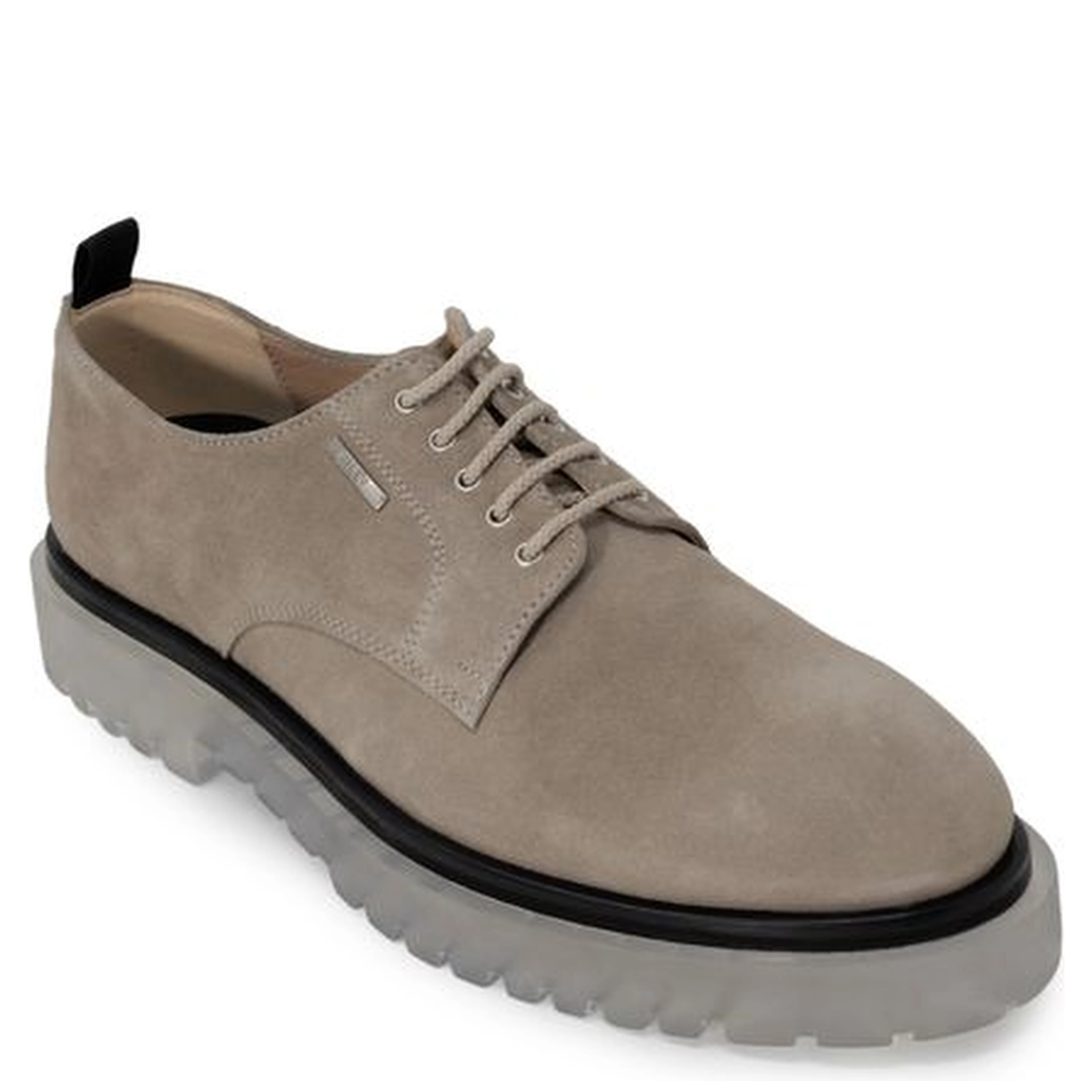 Beige Polyethylene Oxfords And Derbies