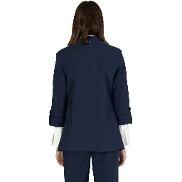 Blue Polyester Blazer