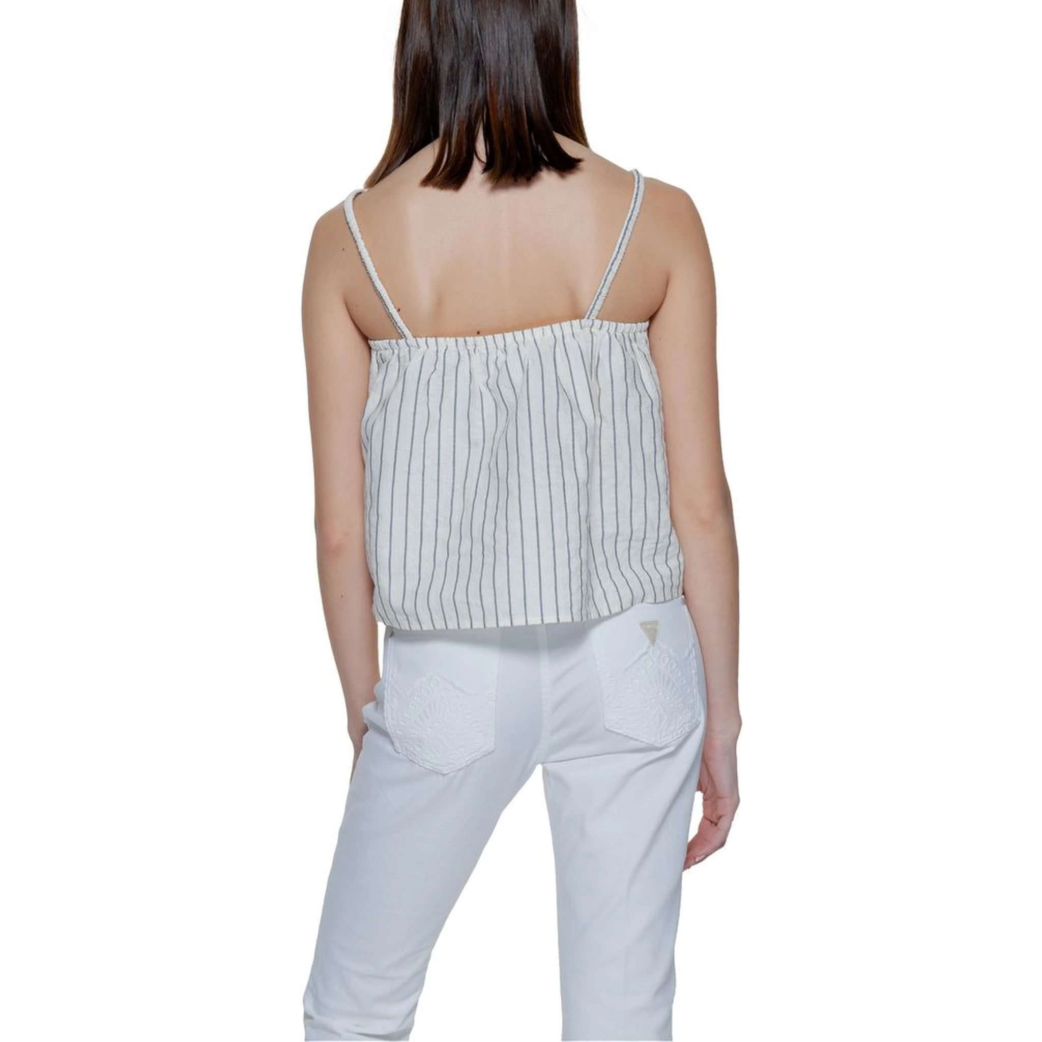 Beige Organic Cotton Tank Tops