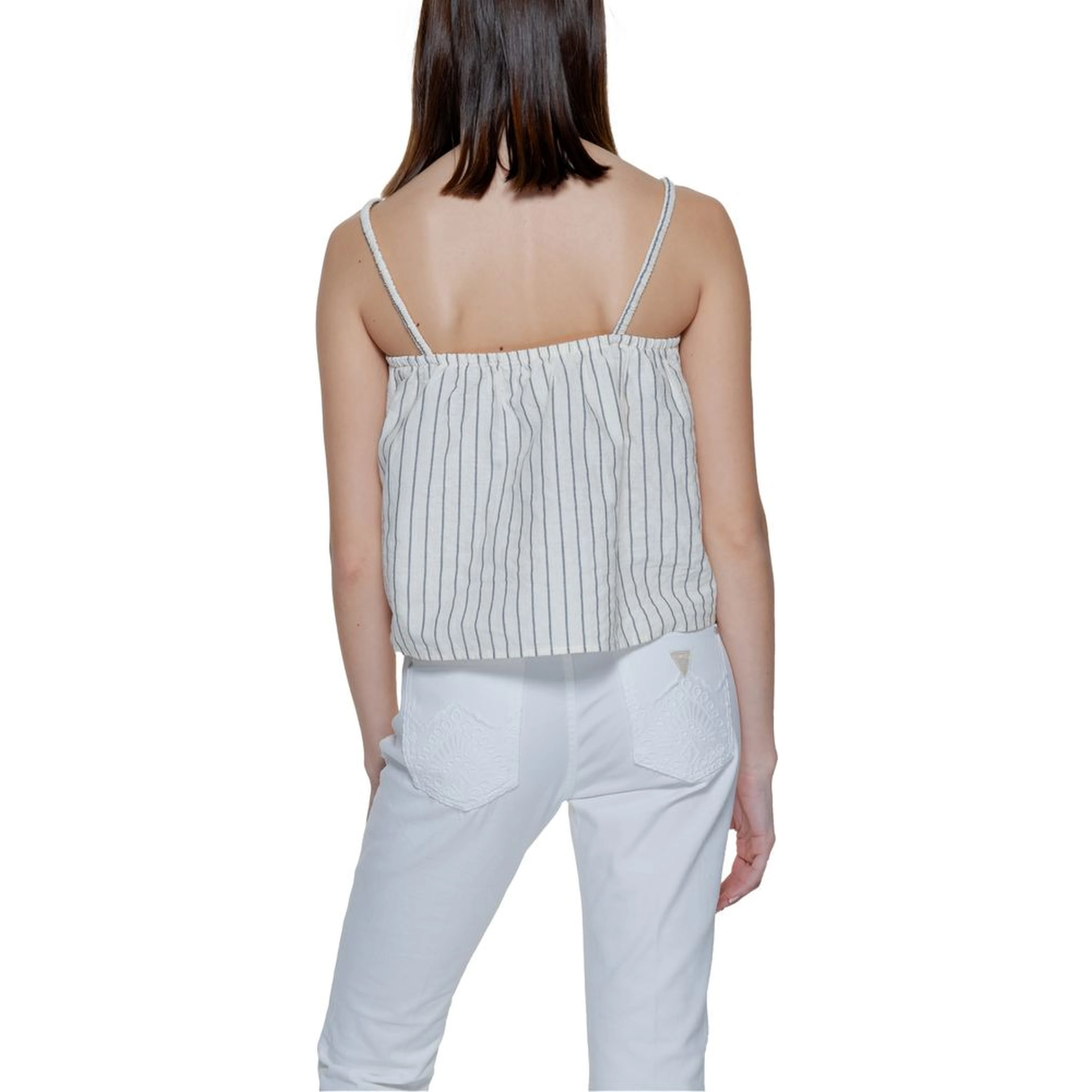 Beige Organic Cotton Tank Tops
