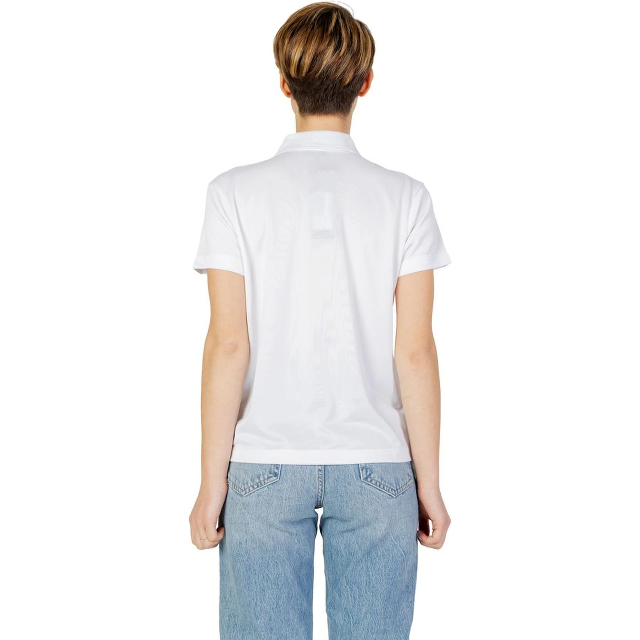 White Polyester T-Shirt