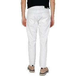 White Cotton Skinny Jeans