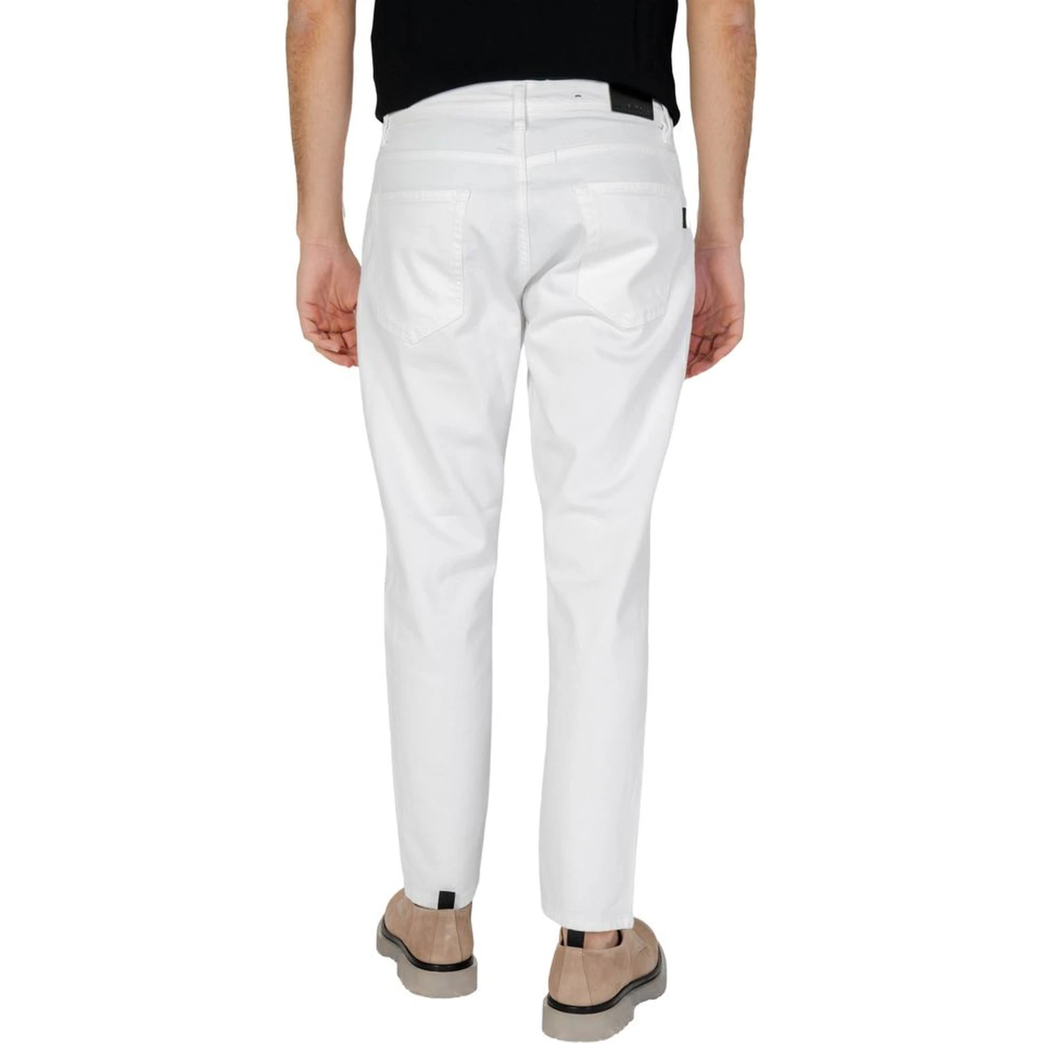White Cotton Skinny Jeans