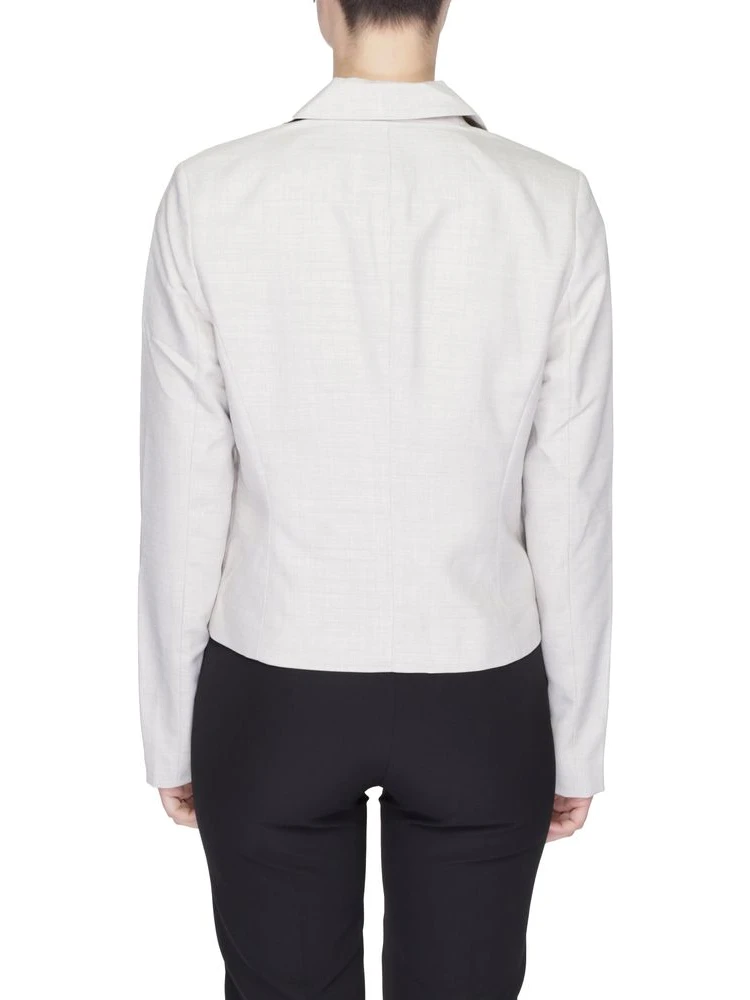 Gray Polyester Blazer alternative