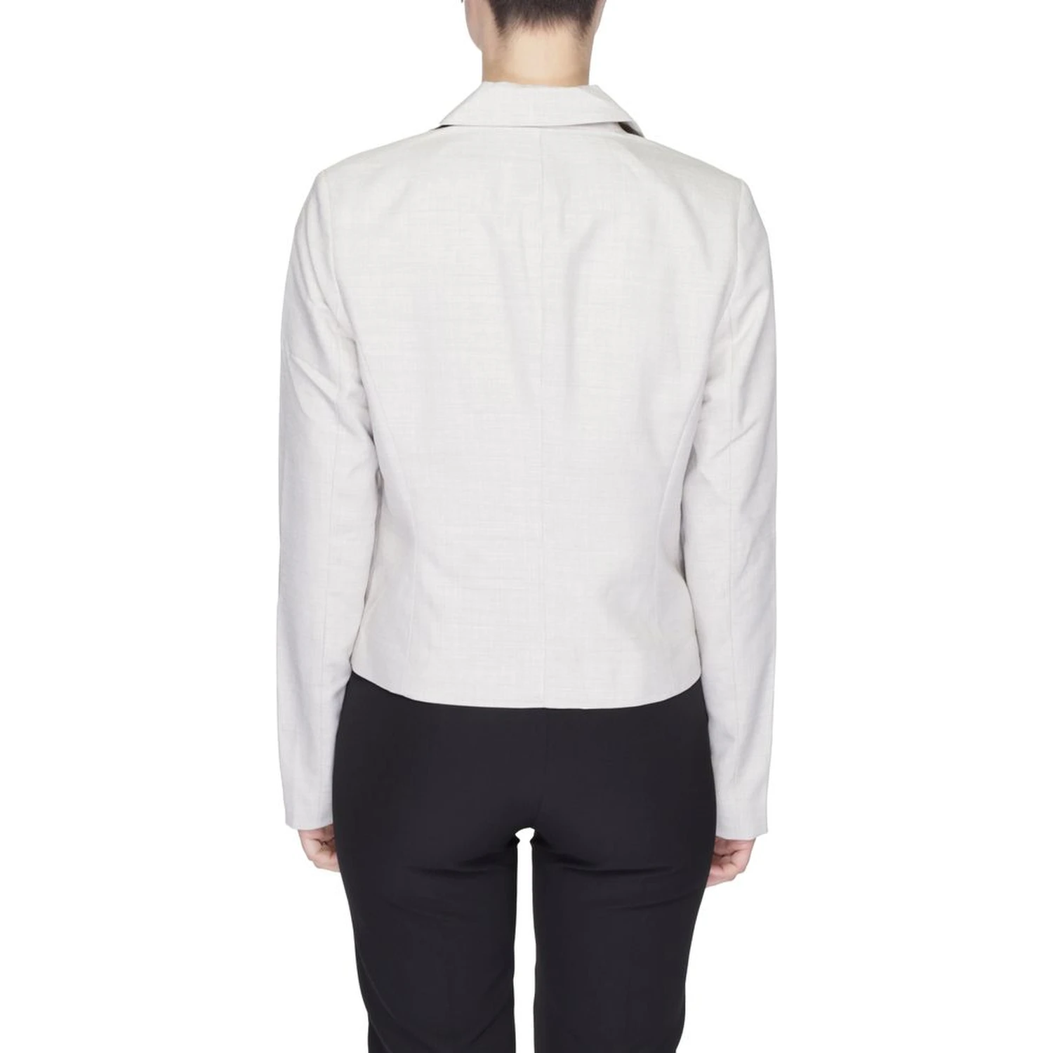 Gray Polyester Blazer