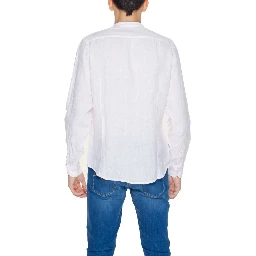 Multicolor Linen Dress Shirt