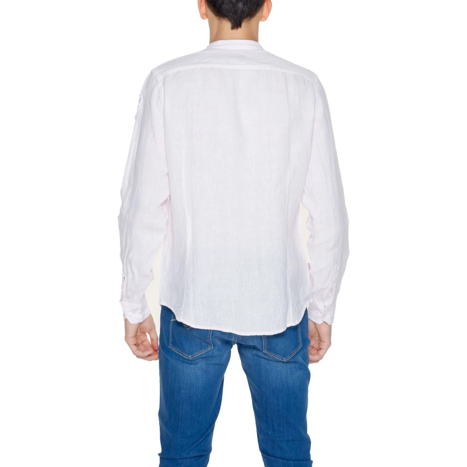 Multicolor Linen Dress Shirt